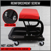 HORUSDY Rolling Creeper Seat Workshop Mechanic Stool Garage Repair Storage Tray V465-95222