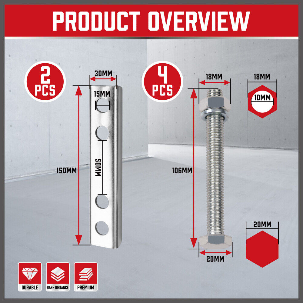 Trailer Caravan Canopy Jack Leg Stand Heavy Duty 2267KG/5000lbs Side Handle V465-95224