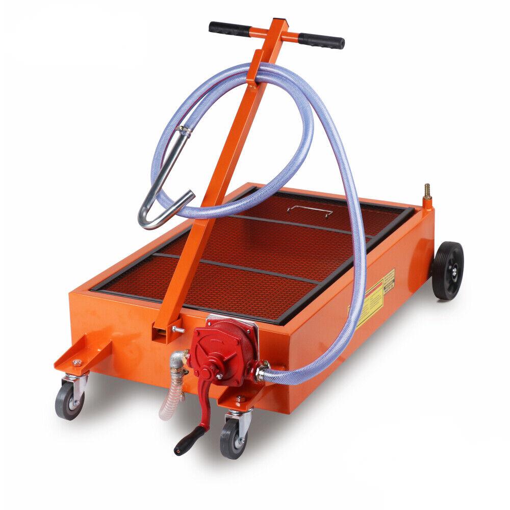 HORUSDY 76L Low Profile Waste Oil Drainer Mobile Workshop Pump Vehicle 4WD Truck V465-95225