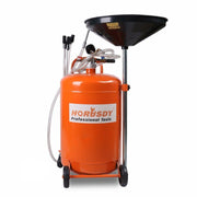 HORUSDY 80L Waste Oil Drainer Pneumatic Fluid Collection Workshop with Extractor V465-95228