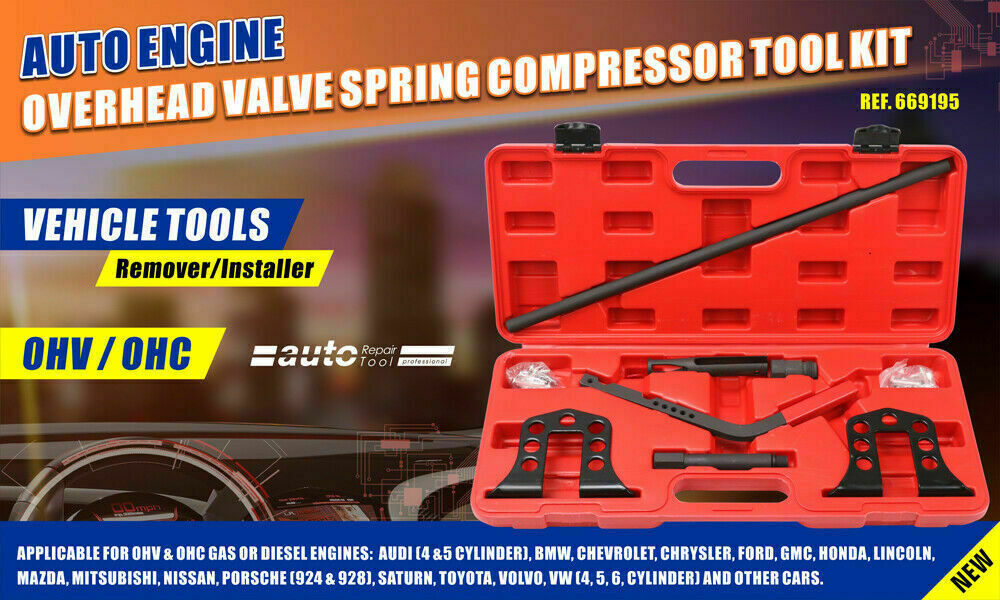 Overhead Valve Spring Compressor Universal Tool Kit OHC OHV Petrol Diesel Engine V465-95398