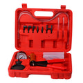 HORUSDY Hand Held Vacuum Pump Brake Bleeder Pressure Tester Vacuum Gauge Kit V465-95401