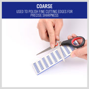 3Pc Diamond Sharpening Stone Whetstone Sharpener Set Scissors Knife With 3 Grits V465-97247