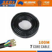 7 Core Wire Cable 100M Trailer Cable Automotive Boat Caravan Truck Coil V90 PVC V465-97308-100M
