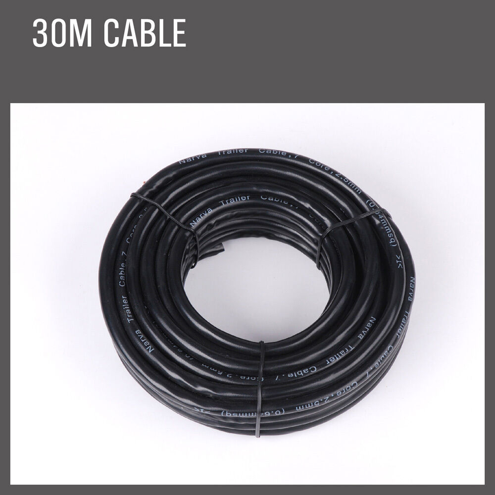 30M x 5 Core Wire Cable Trailer Cable Automotive Boat Caravan Truck Coil V90 PVC V465-97309_30M