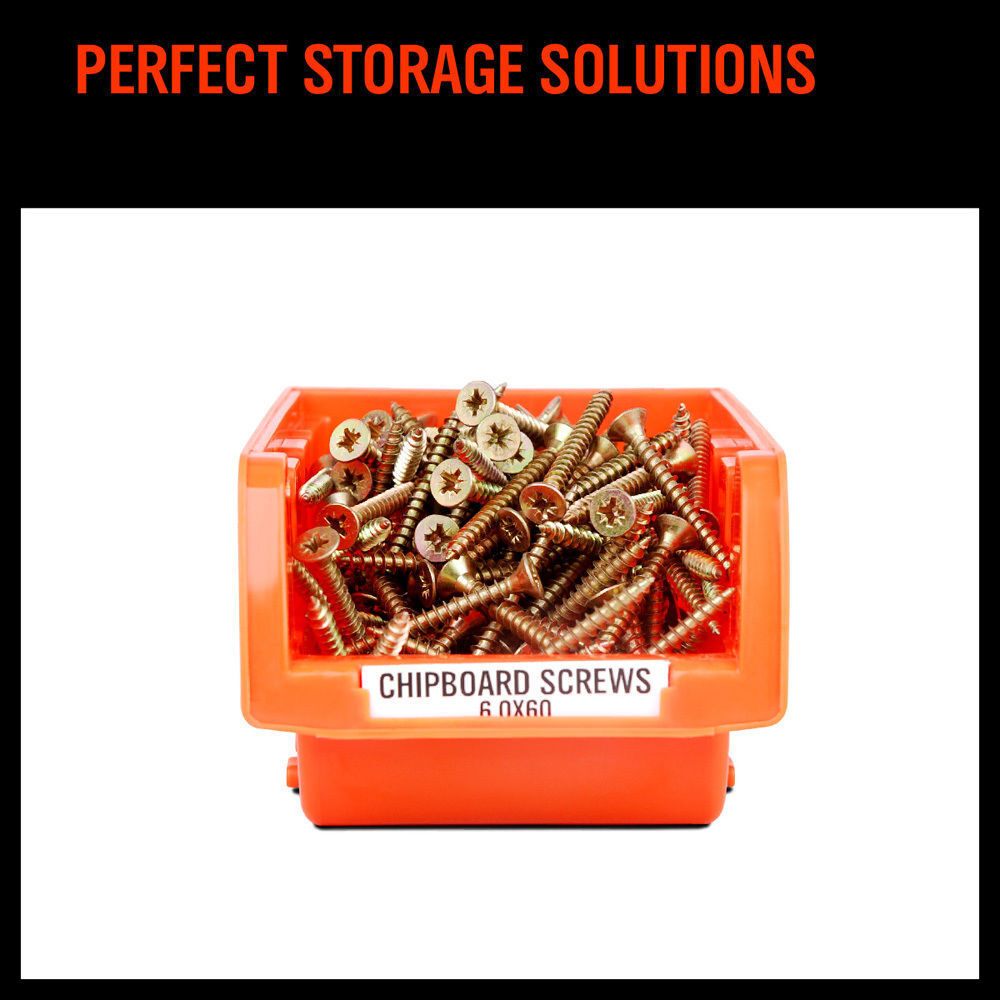 NEW 8 PC Wall Mounted Storage Bins Rack Set Nuts Bolts Organizer Parts 97903 V465-97311-4PC