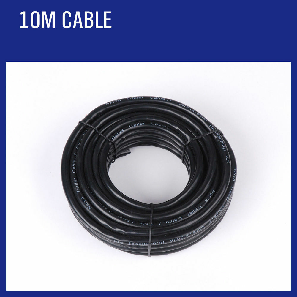 10M X 7 Core Wire Cable Trailer Cable Automotive Boat Caravan Truck Coil V90 PVC V465-97311