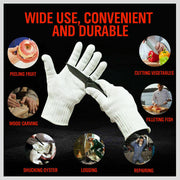 One-Pair Cut Resistant Gloves Anti Cutting Level 5 Kitchen Butcher Protection V465-97367
