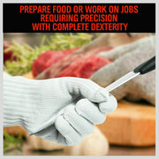 One-Pair Cut Resistant Gloves Anti Cutting Level 5 Kitchen Butcher Protection V465-97367