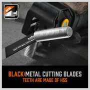 34-Piece Reciprocating Saw Blade Set Wood and Metal Cutting Blades with Storage Pouch V465-97394-AU-2
