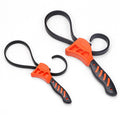2Pc Adjustable Strap Wrench Rubber Belt Spanner Multi-Purpose Jar Opener Filter V465-97500-AU
