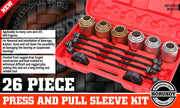 26Pc Universal Press & Pull Sleeve Kit Bush Bearing Remove LCV HGV Engines Tools V465-97512-AU-2