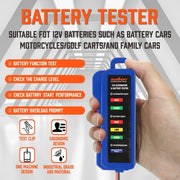 Digital 12V Alternator Battery Tester Car Load Tester Automotive Voltage Check V465-97554