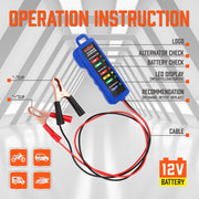 Digital 12V Alternator Battery Tester Car Load Tester Automotive Voltage Check V465-97554