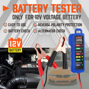 Digital 12V Alternator Battery Tester Car Load Tester Automotive Voltage Check V465-97554