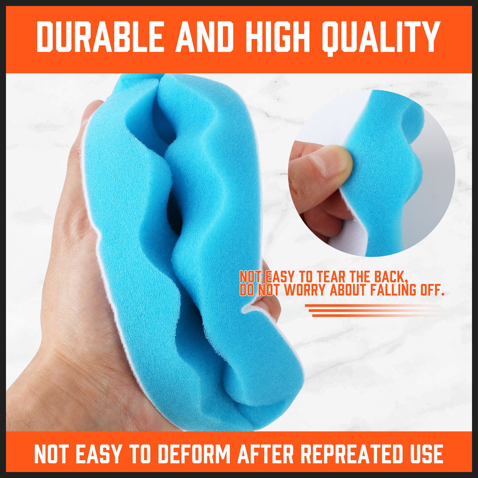 11Pcs 6" Buffing Waxing Polishing Pads Sponge Pad Set For Car Polisher Drill V465-97589-D