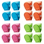 16Pc Magnetic Spring Clamps Magnet Refrigerator Clips Note Holder Fridge Tips V465-97711