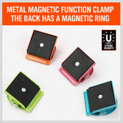 16Pc Magnetic Spring Clamps Magnet Refrigerator Clips Note Holder Fridge Tips V465-97711