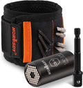 Magnetic Wristband & Universal Socket Grip 7-19mm Magnets Screws Nails Holder V465-97774