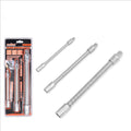 3PC Flexible Socket Extension Bars Shaft Set 1/2" 1/4" 3/8" Drive 10" 8" 6" Long V465-97781-AU-5