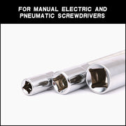3PC Flexible Socket Extension Bars Shaft Set 1/2" 1/4" 3/8" Drive 10" 8" 6" Long V465-97781-AU-5