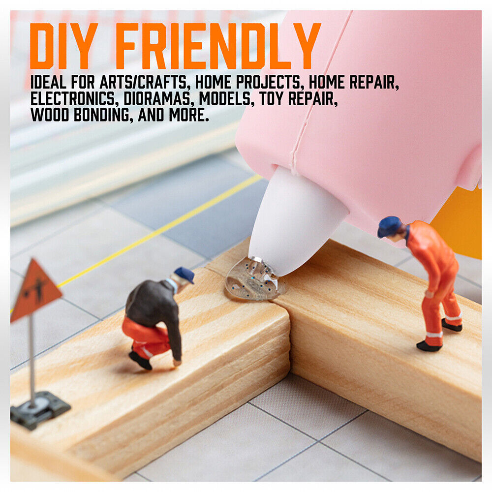 Cordless Hot Glue Gun 20 Glue Sticks & Batteries Included Craft DIY Repair Tool V465-97852-AU