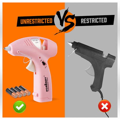 Cordless Hot Glue Gun 20 Glue Sticks & Batteries Included Craft DIY Repair Tool V465-97852-AU