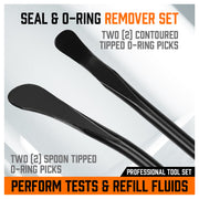 4Pc Seal & O-Ring Removal Set Spoon Tip Removing Heavy Grip Handle Auto Tools V465-97859