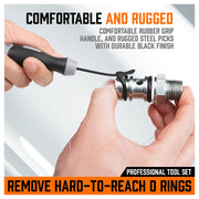 4Pc Seal & O-Ring Removal Set Spoon Tip Removing Heavy Grip Handle Auto Tools V465-97859