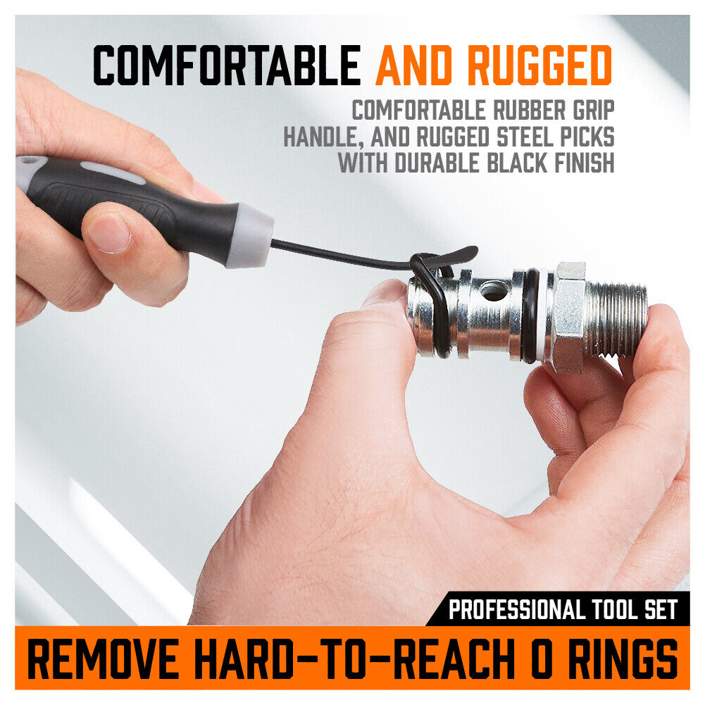 4Pc Seal & O-Ring Removal Set Spoon Tip Removing Heavy Grip Handle Auto Tools V465-97859