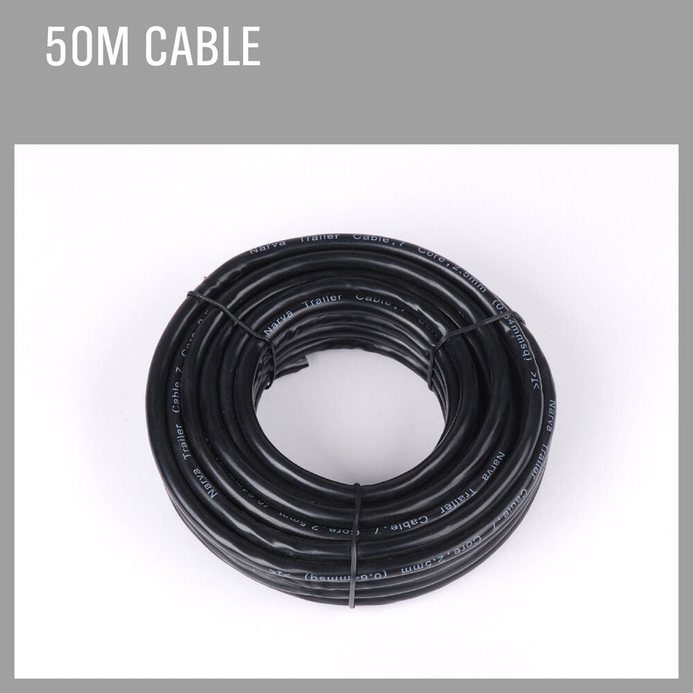 50M x 5 Core Wire Cable Trailer Cable Automotive Boat Caravan Truck Coil V90 PVC V465-97865-AU-5