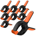 HORUSDY 8Pc Spring Clamp Set Quick Grip Plastic Non-Slip Nylon Clips Woodworking V465-97866
