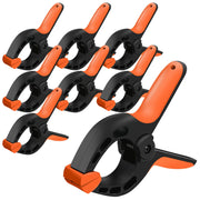 HORUSDY 8Pc Spring Clamp Set Quick Grip Plastic Non-Slip Nylon Clips Woodworking V465-97866