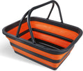 Adjustable Collapsible Sink 16L Large Portable Basket Wash Basin Outdoor Camping V465-97874-AU-5
