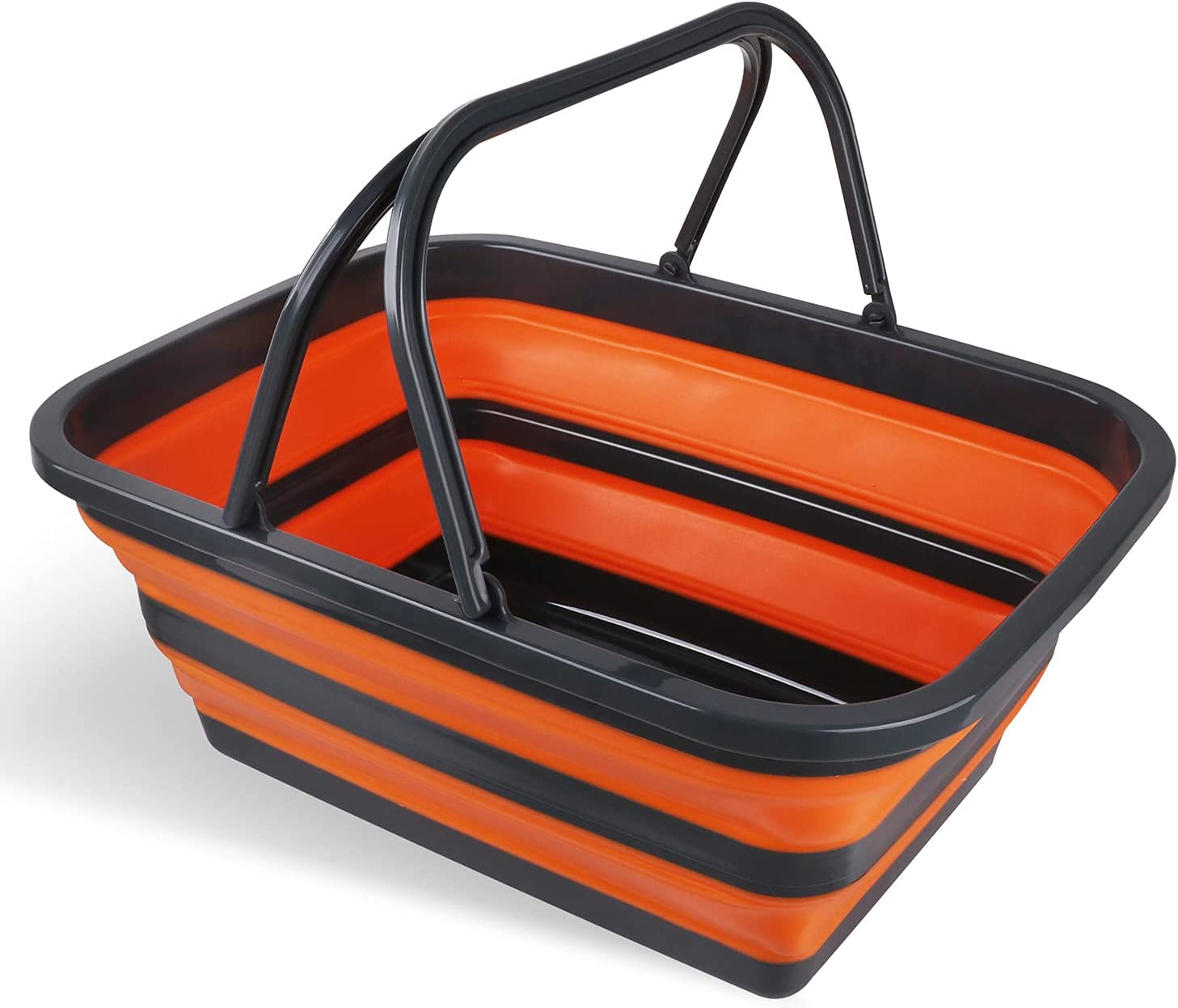 Adjustable Collapsible Sink 16L Large Portable Basket Wash Basin Outdoor Camping V465-97874-AU-5