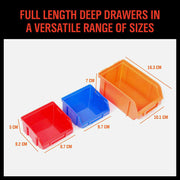 30 Bins Tool Storage Wall Mounted Organiser Parts Garage Workshop Box Heavy Duty V465-97915