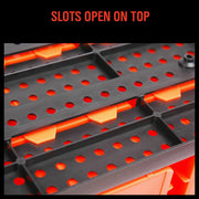 30 Bins Tool Storage Wall Mounted Organiser Parts Garage Workshop Box Heavy Duty V465-97915