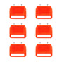 6Pc Pegboard Bins Peg Board Parts Storage With Steel Hooks Tools Organiser Tray V465-97921