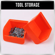 6Pc Pegboard Bins Peg Board Parts Storage With Steel Hooks Tools Organiser Tray V465-97921