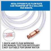 3M Self Priming Siphon Hose Water Jiggler Liquid Transfer Fuel Hose Pump Copper V465-98002