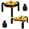 ELEAD 2Pcs Oil Filter Wrench Set Adjustable Oil Filter Change Set Engine Filters V465-E70037