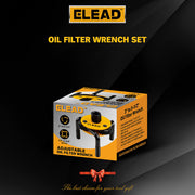 ELEAD 3" to 5-1/2" Oil Filter Wrench Set Oil Filter Removal Tool Automotive Use V465-E70039
