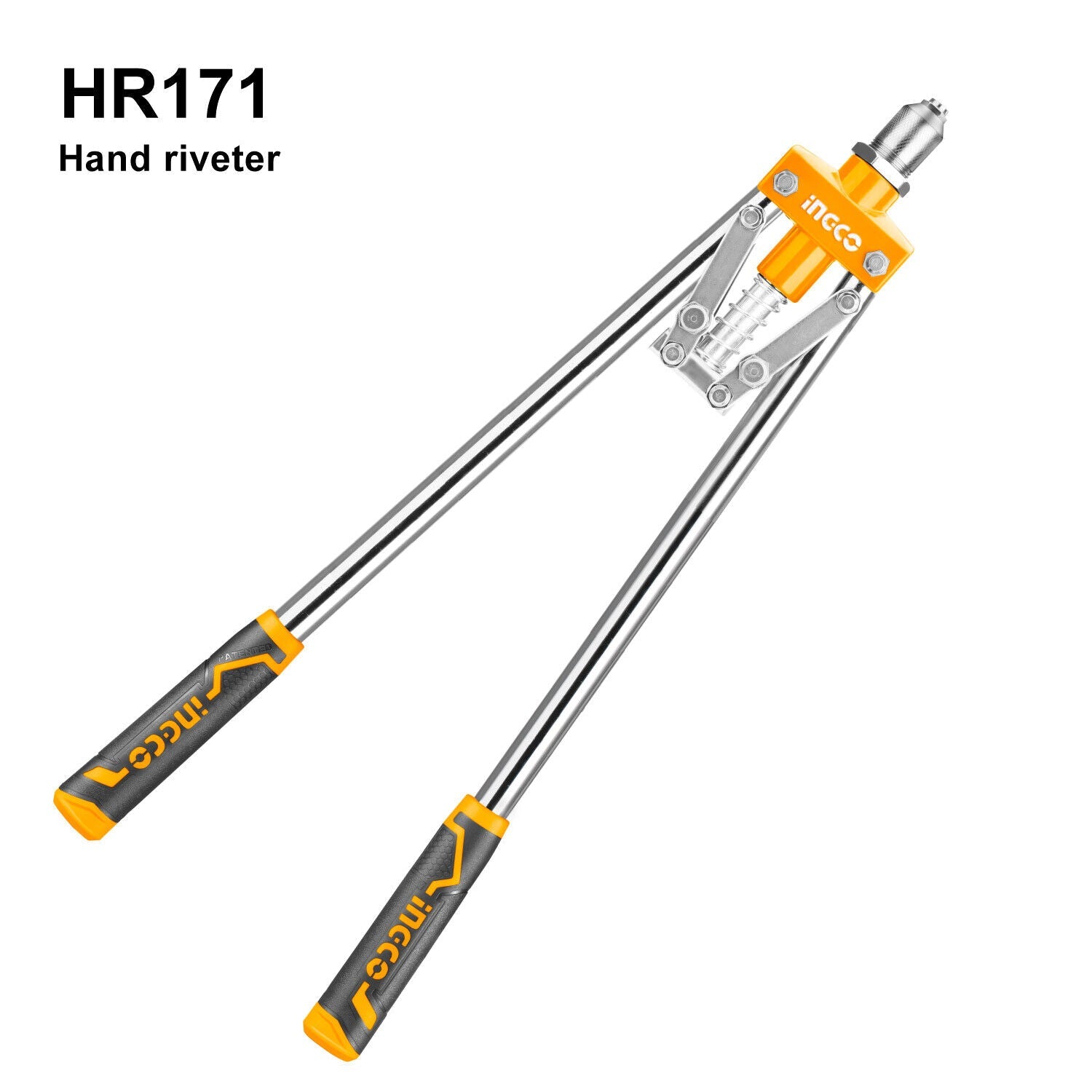 INGCO 17" Hand Riverter Long Arm Pop Rivert Heavy Duty For 3.2mm 4mm & 4.8mm V465-HR171