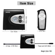 NOONE 3 IN 1 Air Compressor Tire Inflator 12V Portable Car Tire Inflator Pump V465-KJAP002