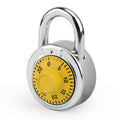 Lock Dial Combination Lock Gym Sports Locker Toolbox Case School Portable Fences V465-L26S50-114012