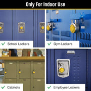 Lock Dial Combination Lock Gym Sports Locker Toolbox Case School Portable Fences V465-L26S50-114012