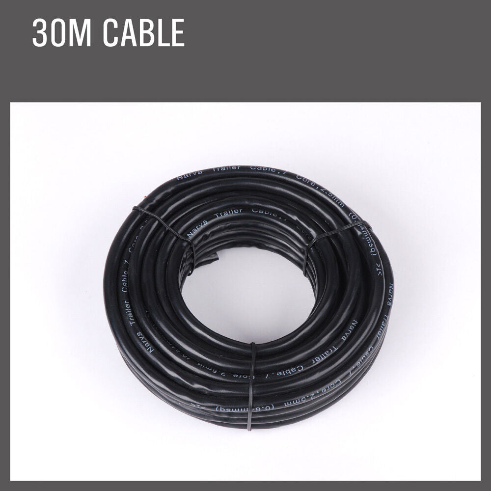 30M X 7 Core Wire Cable Trailer Cable Automotive Boat Caravan Truck Coil V90 PVC V465-NO-SKU-1675061760886833153