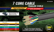 20M X 7 Core Wire Cable Trailer Cable Automotive Boat Caravan Truck Coil V90 PVC V465-NO-SKU-1675062416578183169