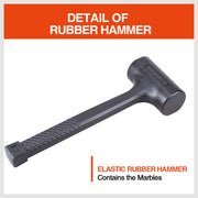 2LB Dead Blow Rubber Mallet Hammer Non Slip Soft Face Auto Car Repair NEW V465-NO-SKU-252944625250