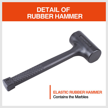 2LB Dead Blow Rubber Mallet Hammer Non Slip Soft Face Auto Car Repair NEW V465-NO-SKU-252944625250